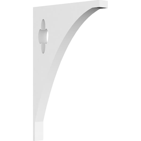 Ekena Millwork Turner Architectural Grade PVC Bracket, 5/8"W X 4 1/2"D X 7"H BKTP01X04X07TU - main